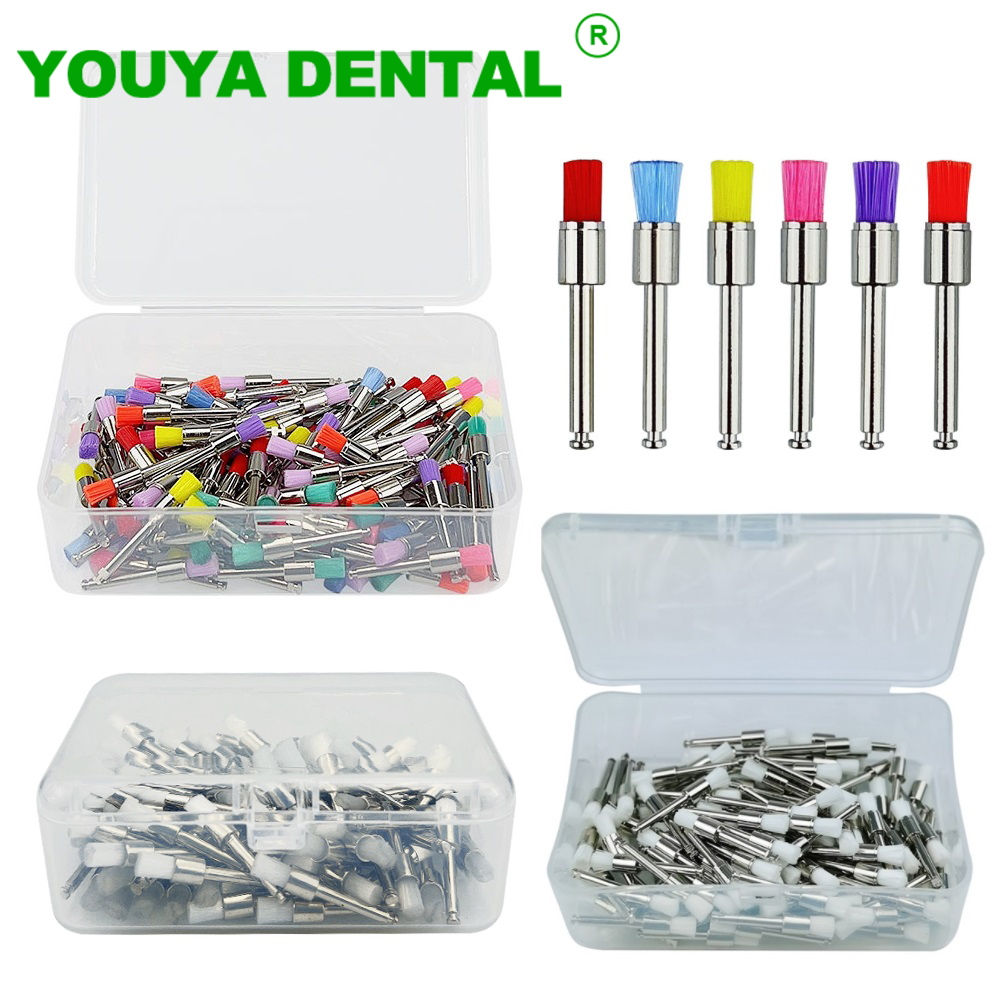 Teeth Whitening Brush - 100 teile/schachtel Dental Polieren Pinsel Nylon