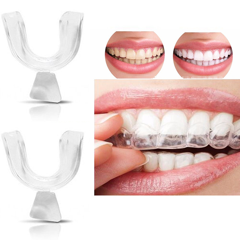 Teeth Whitening With Trays - Komfortabler Silikon-Mundschutz für die Nacht gegen