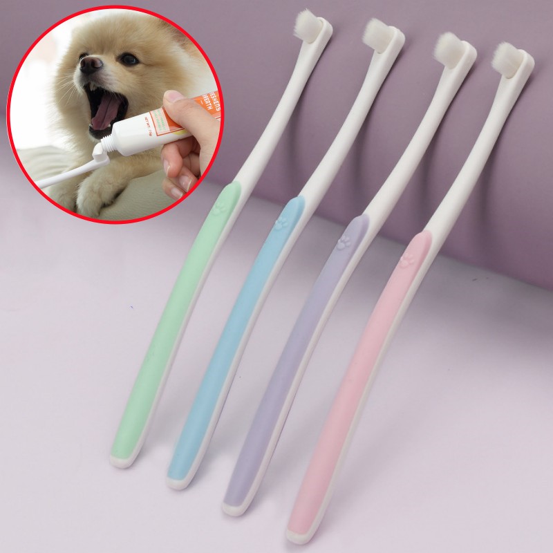 Teeth Whitening Brush - Hundezahnbürste, Hundezähne, Reinigung, weiches Haar, Zahnbürste