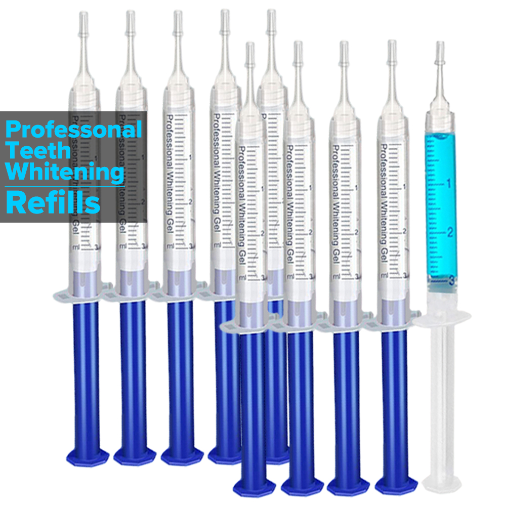 Teeth Whitening With Trays - Zahnaufhellungsgel, Nachfüllspritze, Zahnaufhellungsgel, Bleichmittel für Tablett