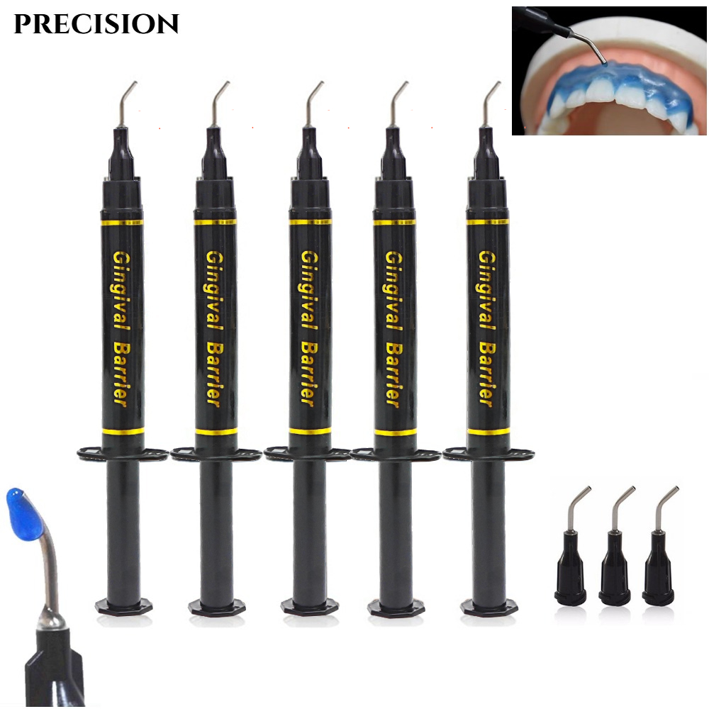 Teeth Whitening Hydrogen Peroxide - 5 Stück 1,5 ml Zahnweiß-Gingivaschutz /