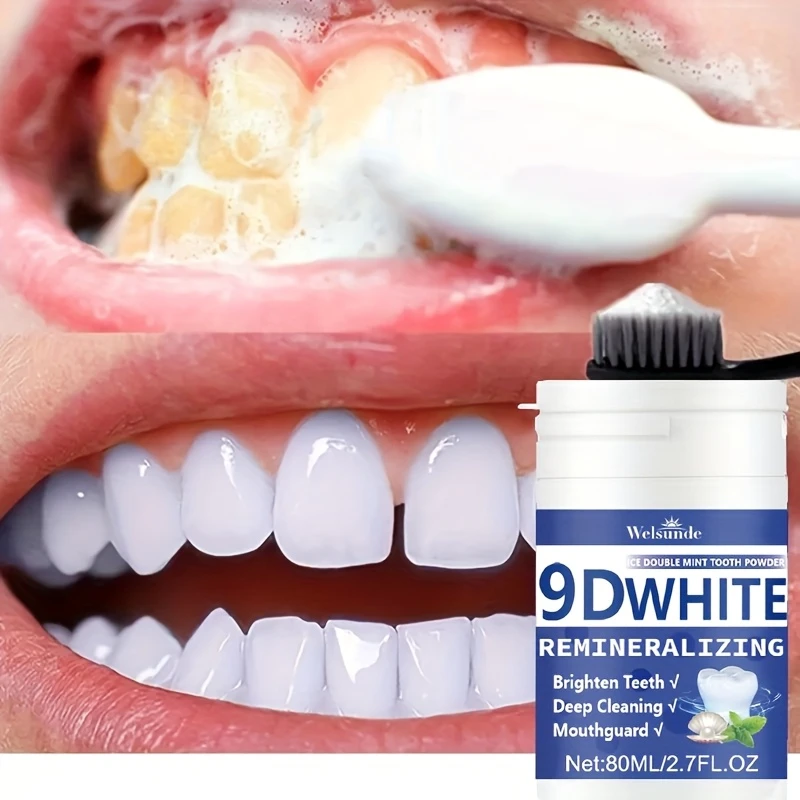 Teeth Whitening Vape - 9D Weißes Remineralisierendes Hydroxylapatit-Zahnpulver, Zahnaufhellungspulver, Tiefenreinigung,