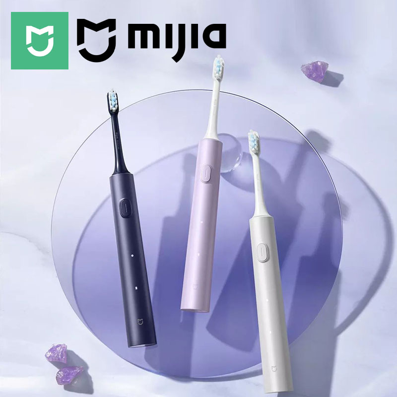 Teeth Whitening Or Tooth Whitening - MIJIA T302 Elektrische Schallzahnbürste, USB-Aufladung, wiederaufladbar,