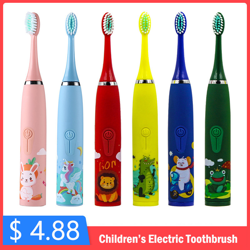 Teeth Whitening Or Tooth Whitening - Kinderzahnbürste, elektrische Schallzahnbürste für Kinder, Zahnreinigung,