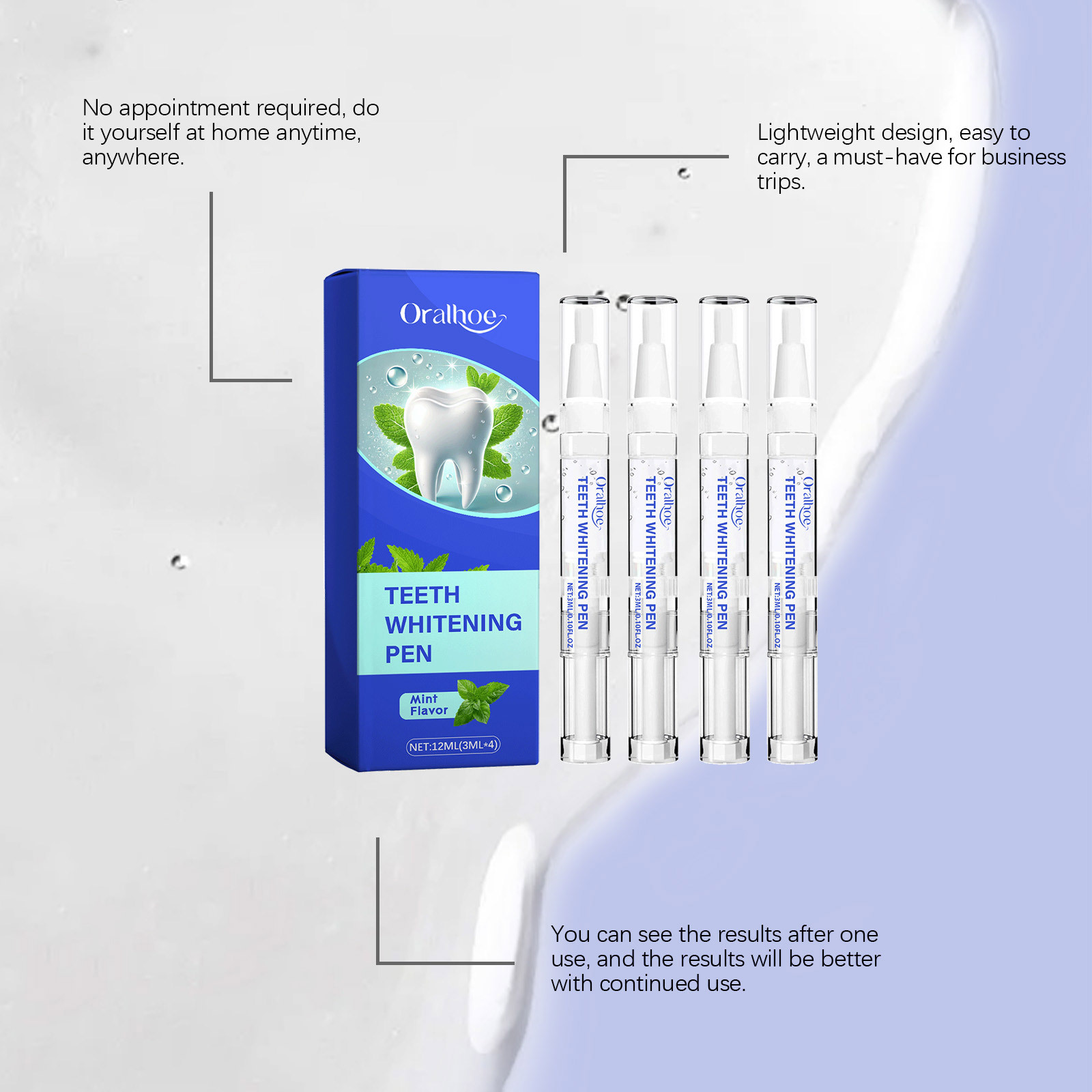 ORALHOE Tragbarer Zahnaufhellu – Whitening Pen Bleach Bewertung und Preis