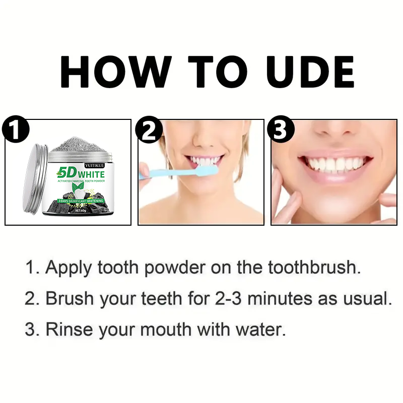YUlTlKUE 5D Weißes Aktivkohle- – Teeth Whitening Vape Bewertung und Preis