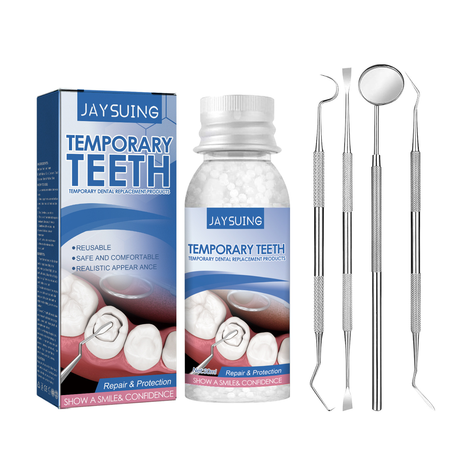 Temporäres Zahnreparaturset, P – Teeth Whitening Hydrogen Peroxide Bewertung und Preis