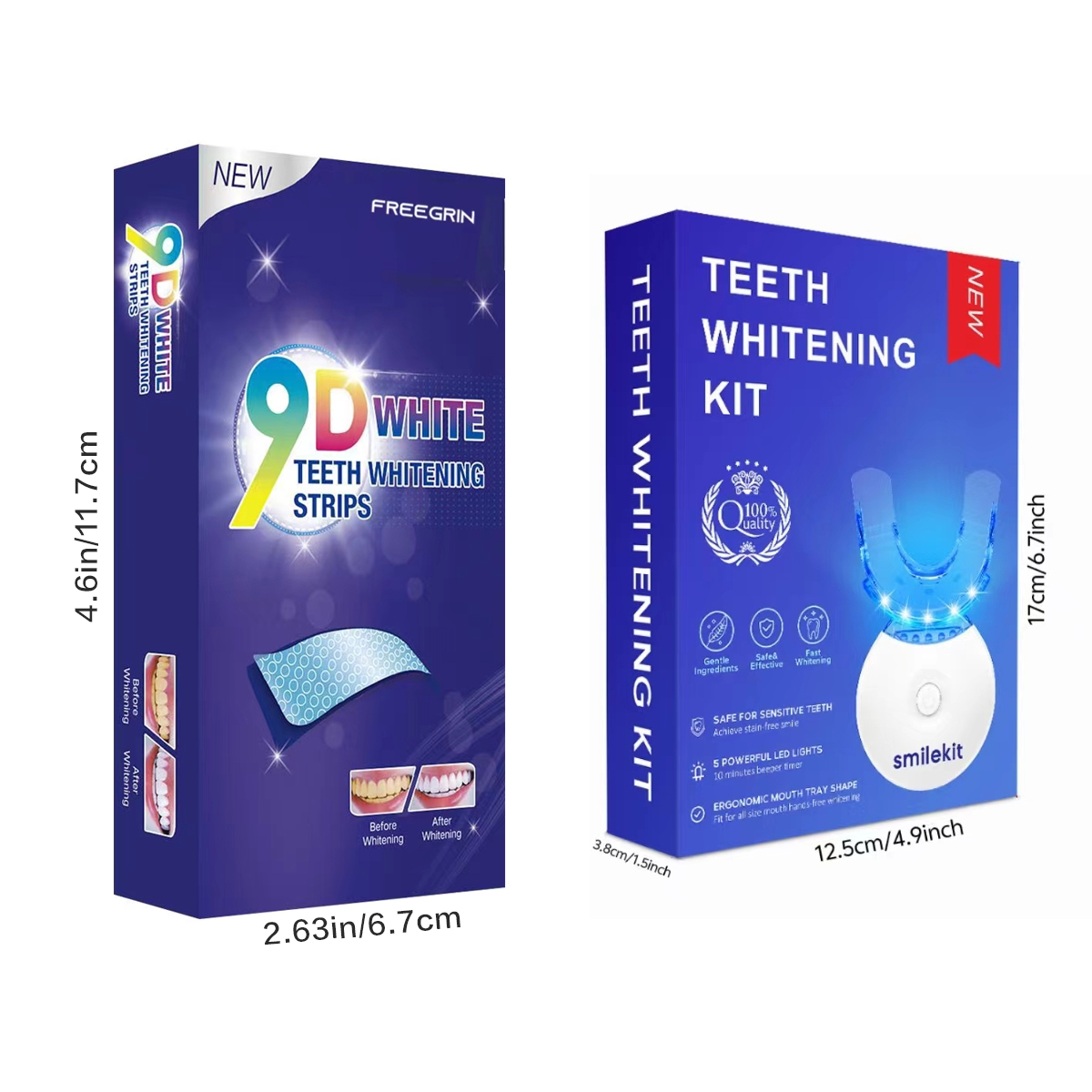 Zahnaufhellungs-Set – 5 x LED- – Teeth Whitening With Trays Bewertung und Preis