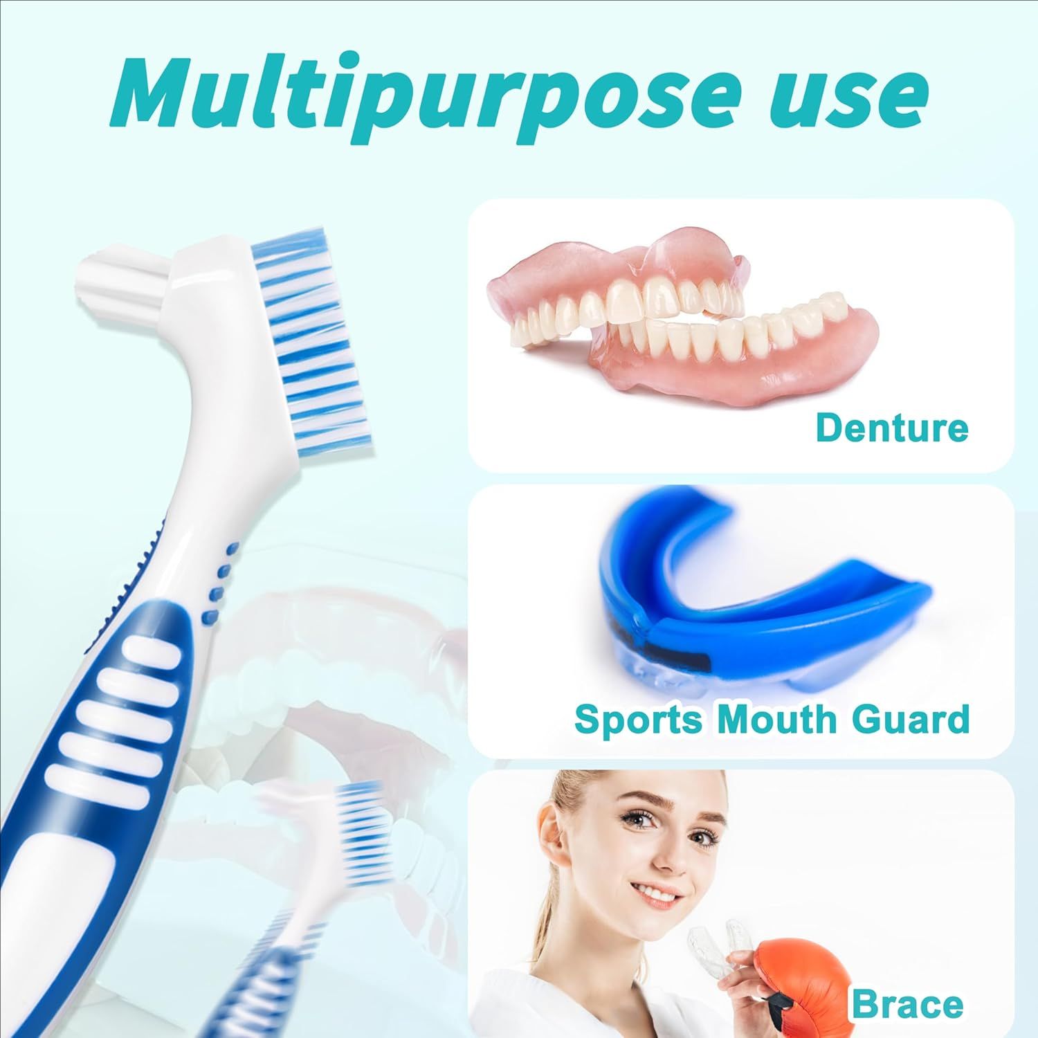 4/24-teiliges Prothesenbürsten – Teeth Whitening Brush Bewertung und Preis