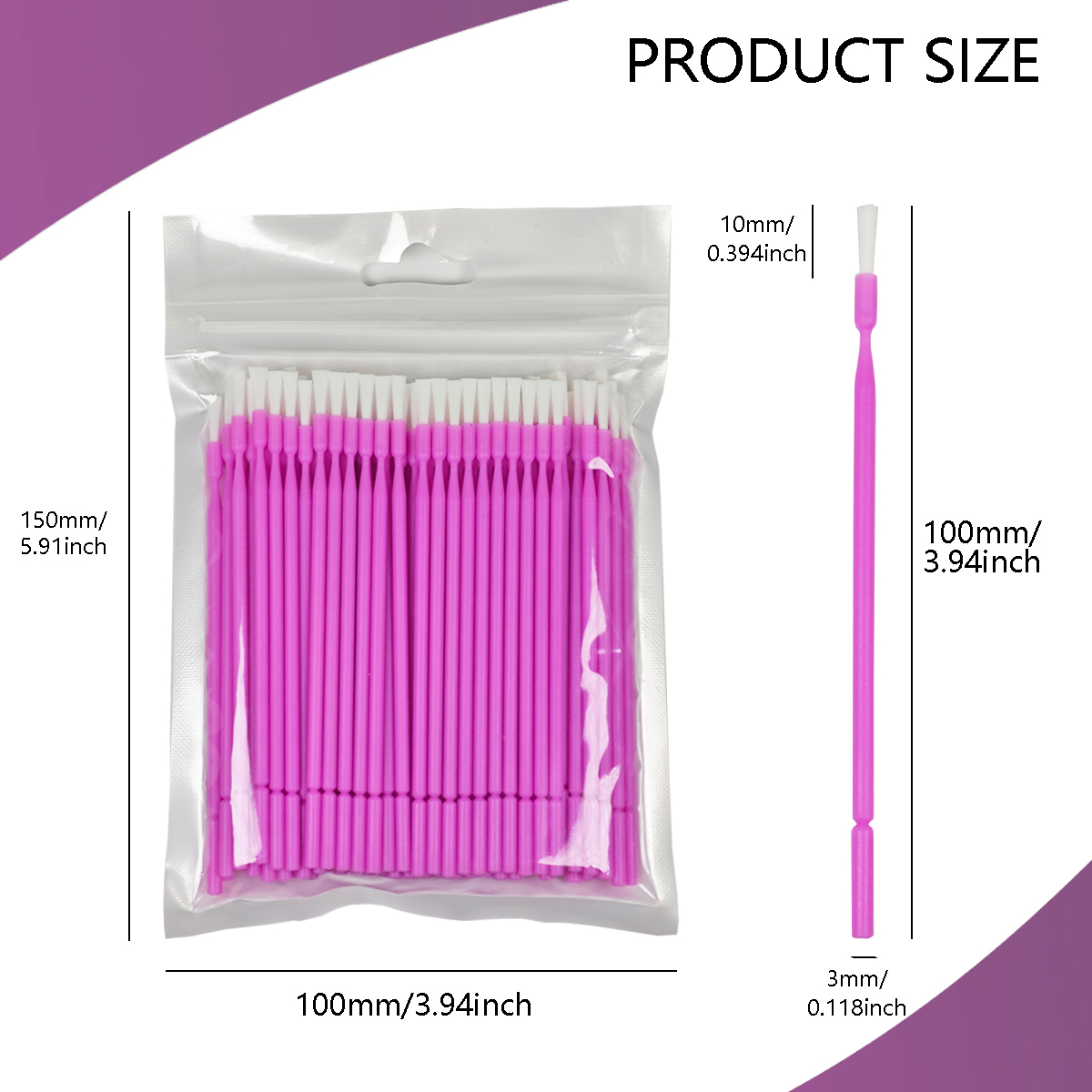 100 Stück Zahnärztliche Einweg – Teeth Whitening Brush Bewertung und Preis