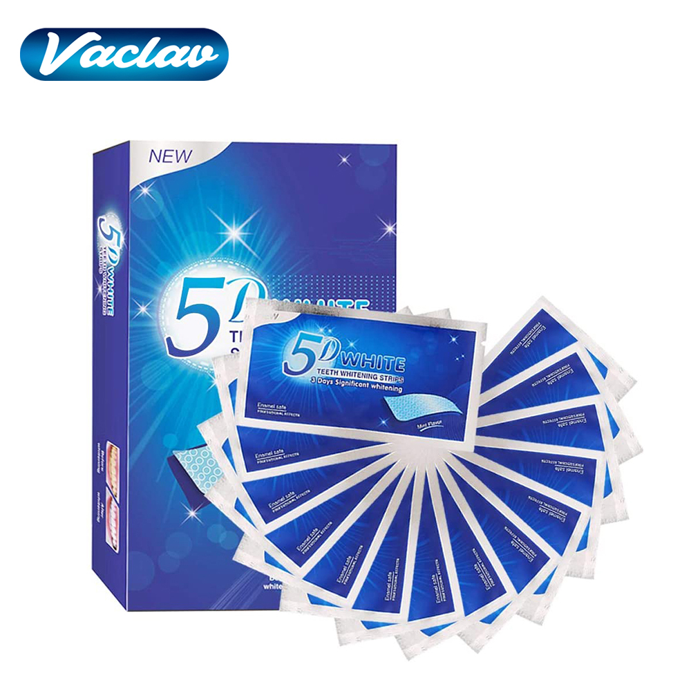 5D Weiße Zahnweißstreifen, Auf – Teeth Whitening Hydrogen Peroxide Bewertung und Preis